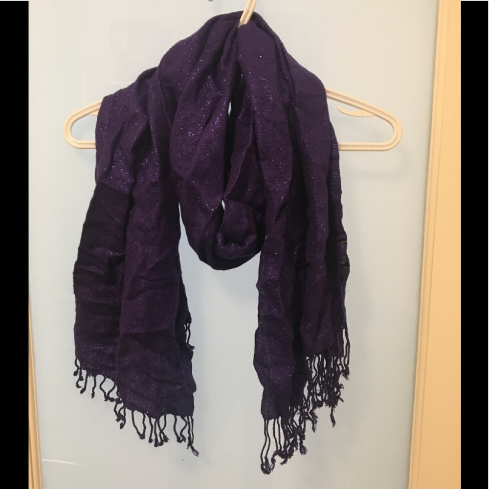 Sparkly Purple Scarf